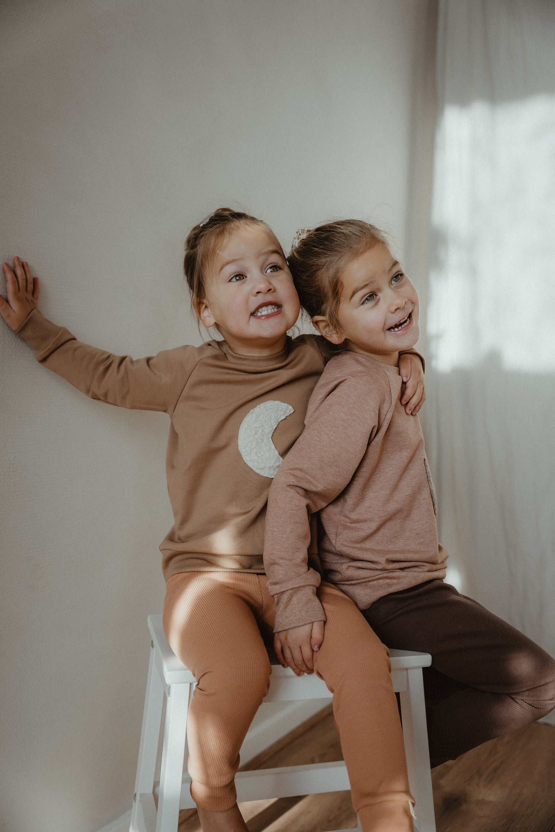 Rib legging DONKER MAUVE