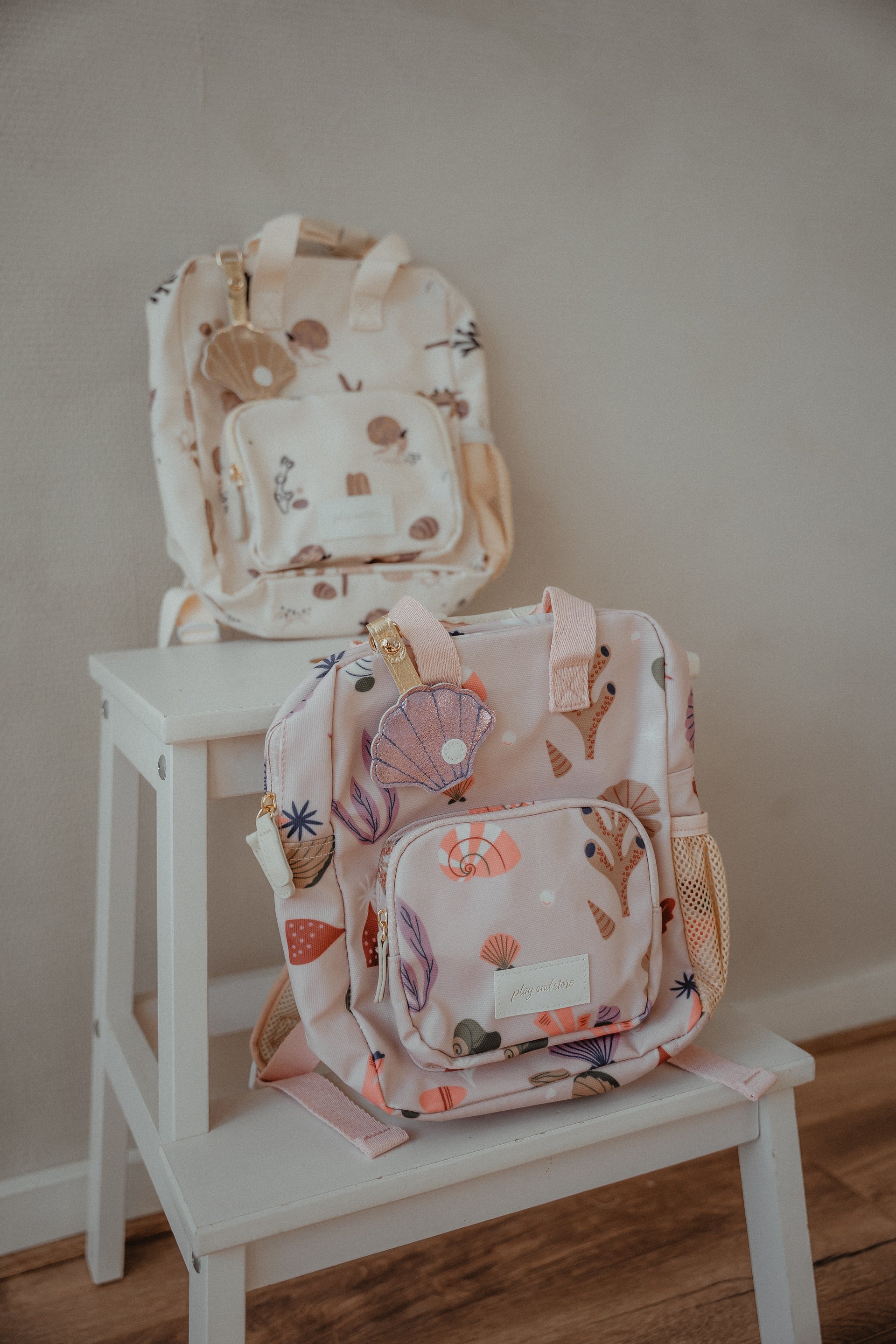 Rugzak Play & Store Schelpen pink