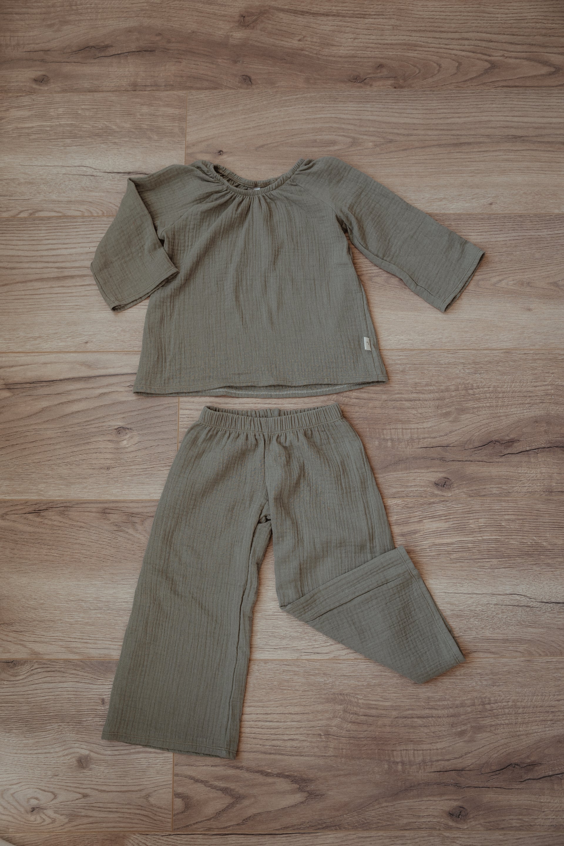 Wide pants mousseline