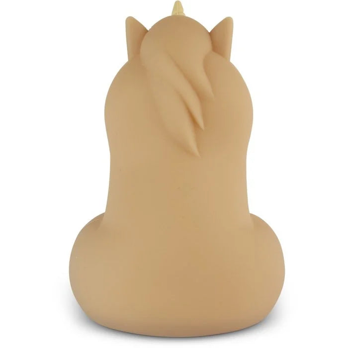 Siliconen lamp eenhoorn - kleur crème
