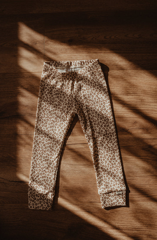 Rib legging LEOPARD