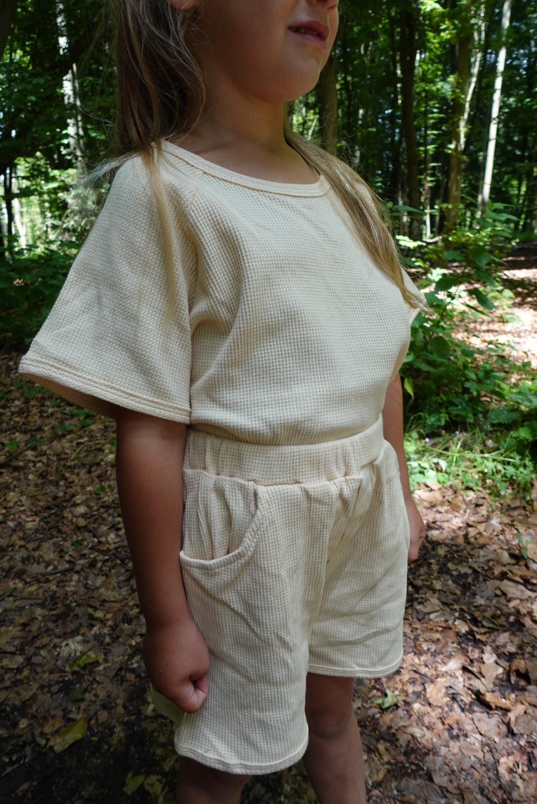 Sage set unisex top en broek Sand en Bruin