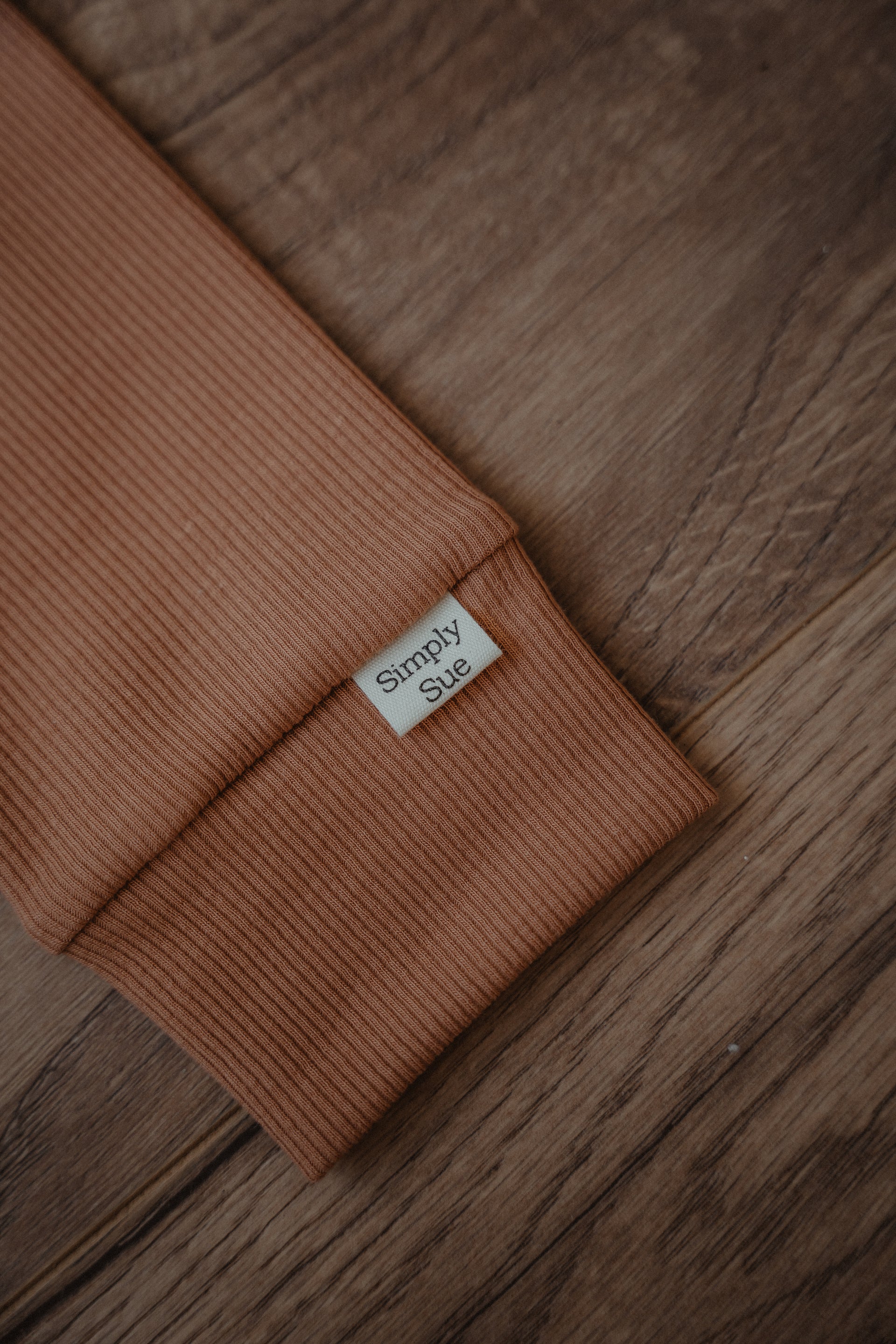 Rib legging Peach