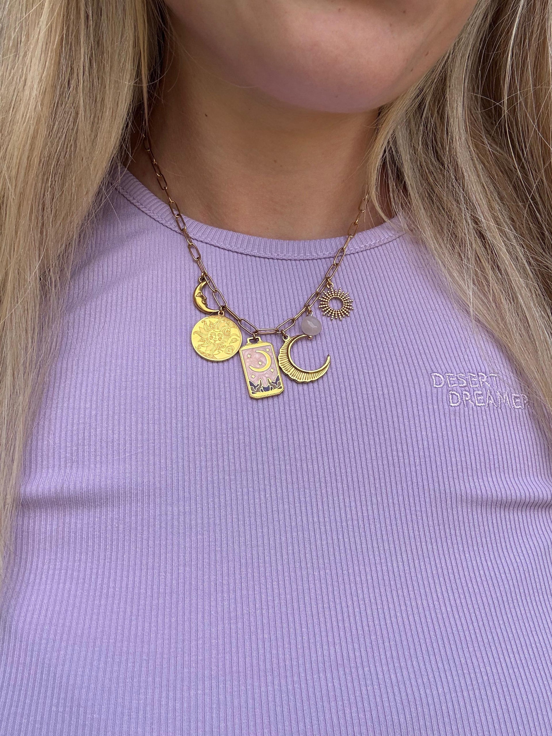 Bedelketting ´by the moon´