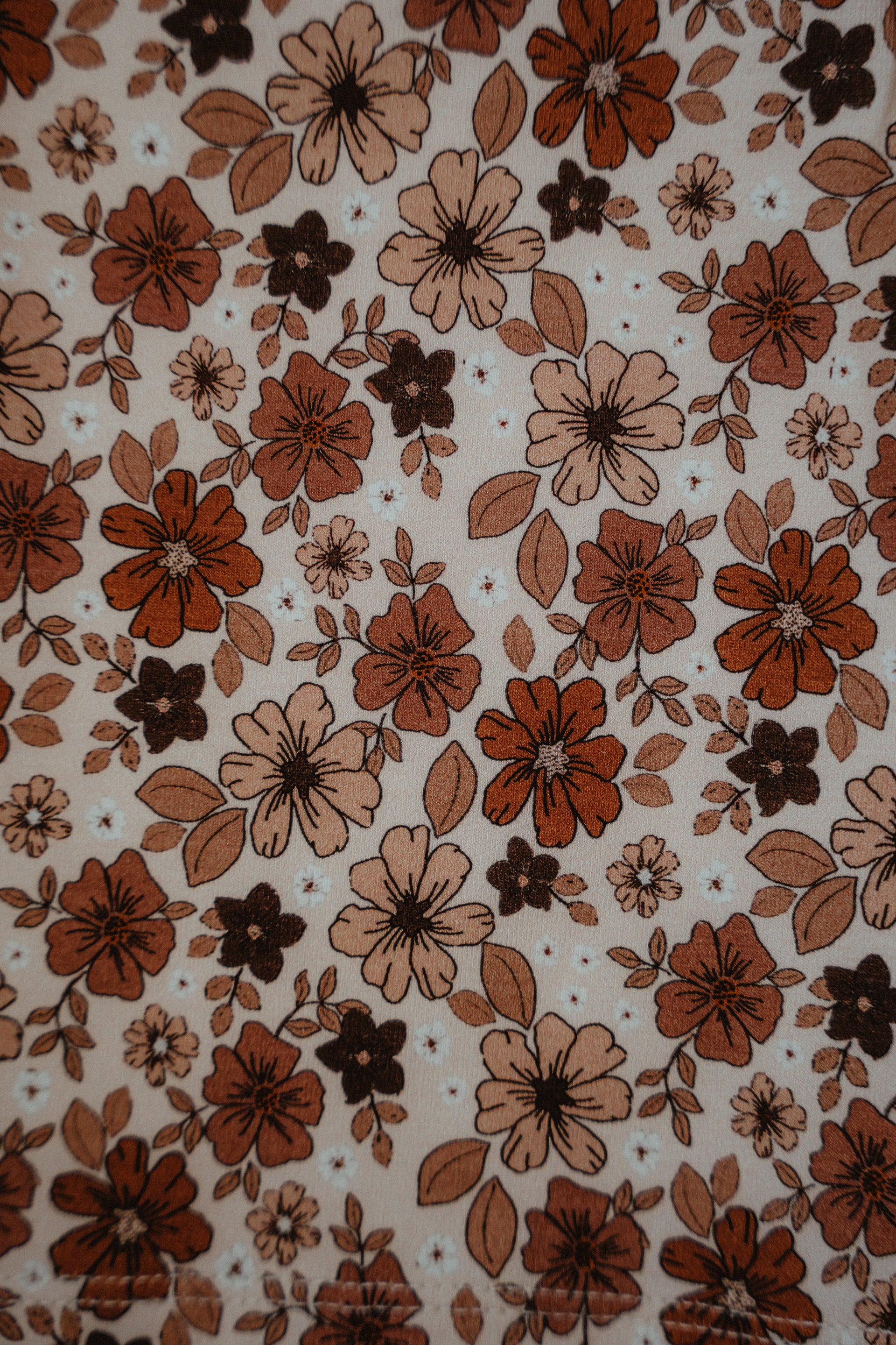 Flared FLOWER BROWN