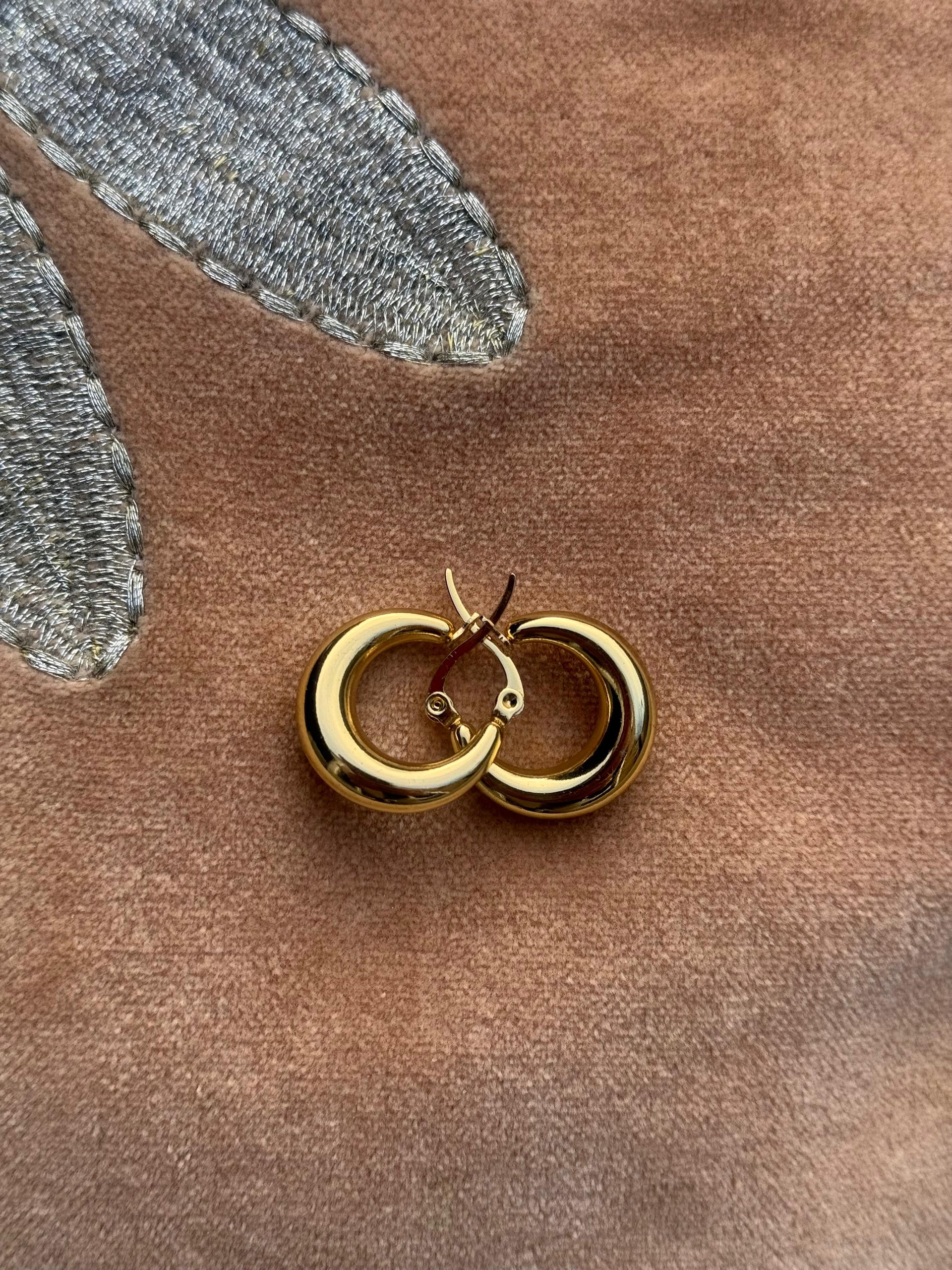 RVS creool 20mm “breed” – goud